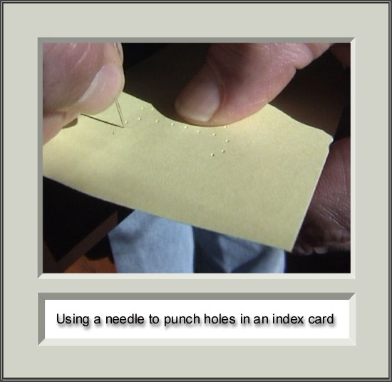 Making pin hole projector